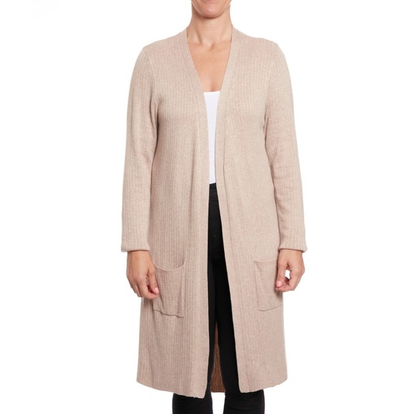 Joseph a Cardigan Mocha Heather - Picture 1 of 4